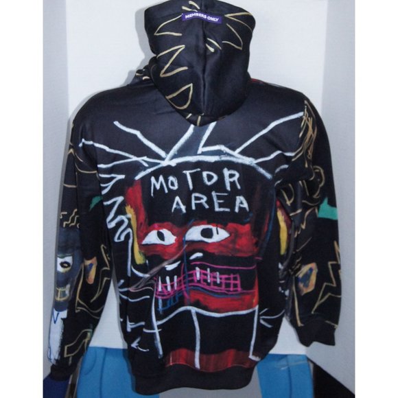 Jean Michel Basquiat X Members Only Hoodie - Picture 3 of 15